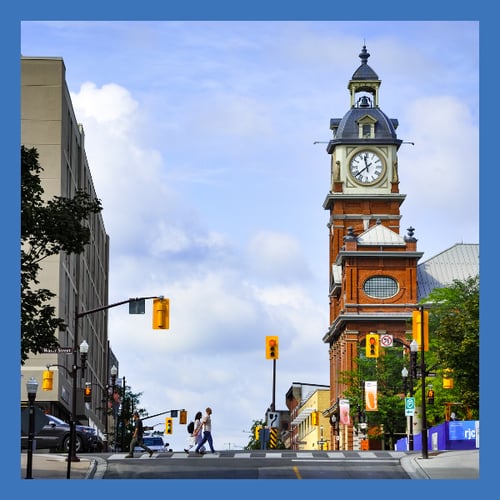 Peterborough clock tower